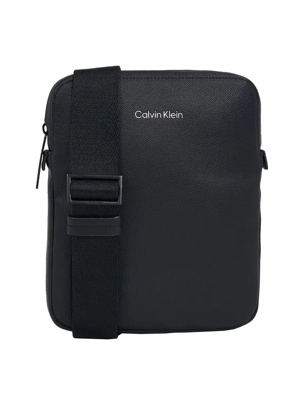 Leather Flat Crossbody Bag