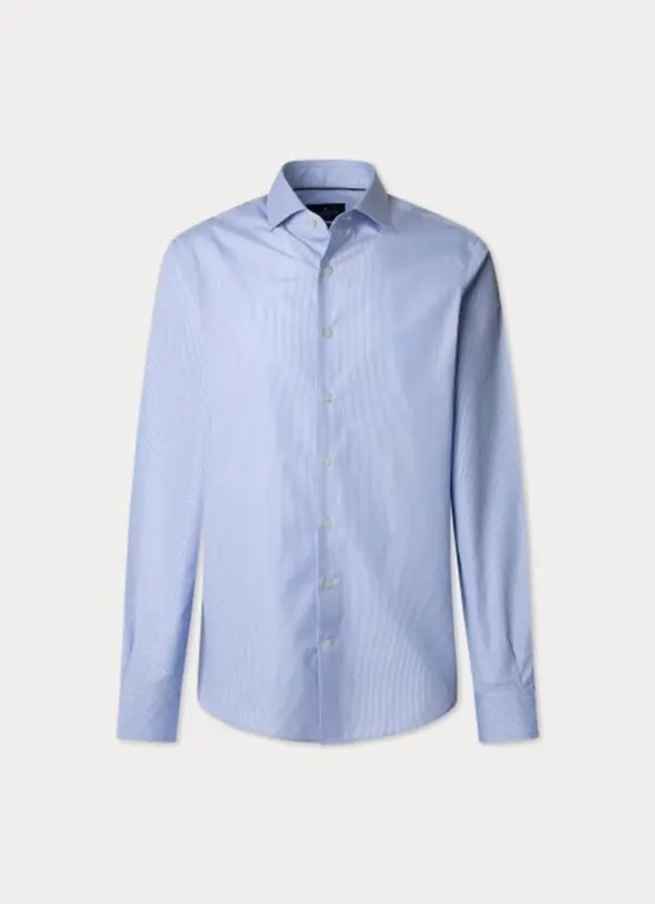 Classic Fit Water Repellent Stripe Shirt