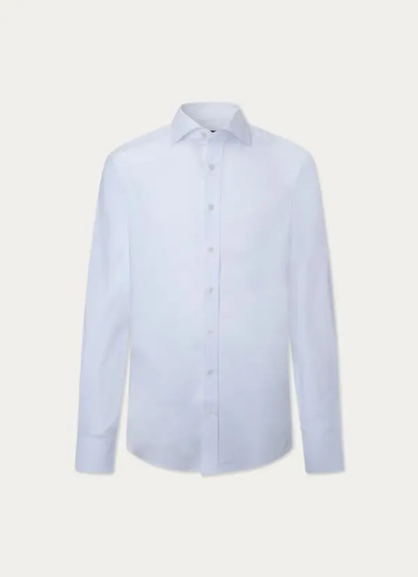 Tailored Fit Formal Stretch Poplin Shirt