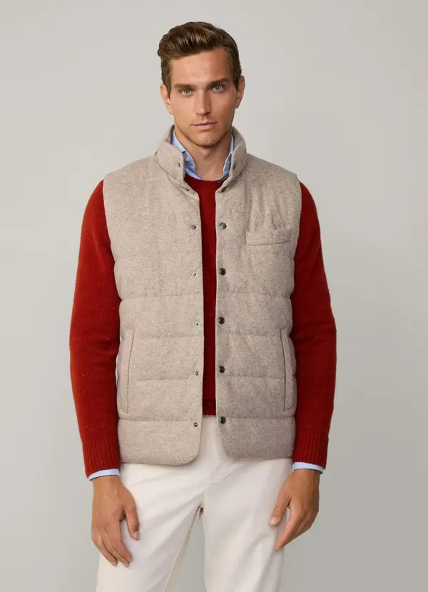 Padded Knit Gilet