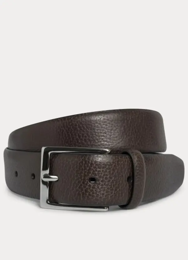 Pebbled Leather Belt