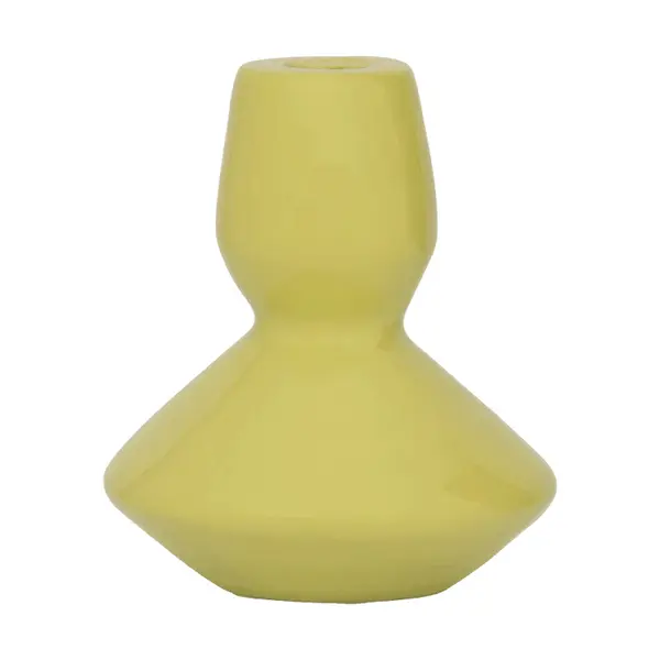 LINDA. x UNC candle holder Logan, warm olive