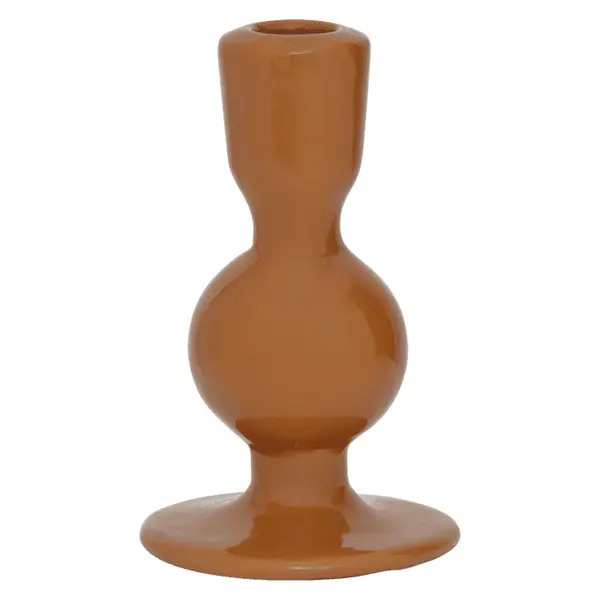  candle holder Bowie B, adobe