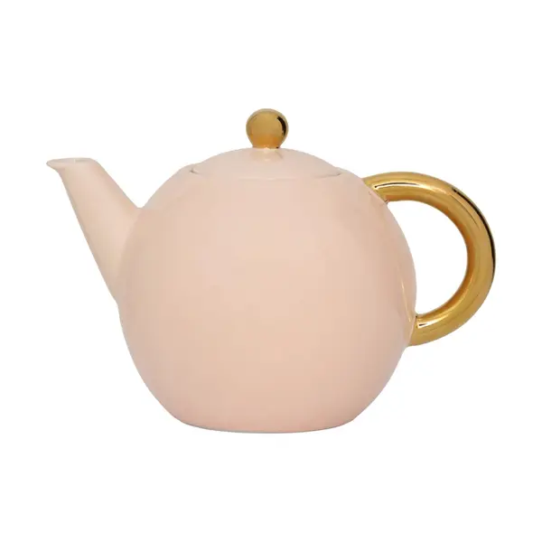  Good Morning tea pot old pink