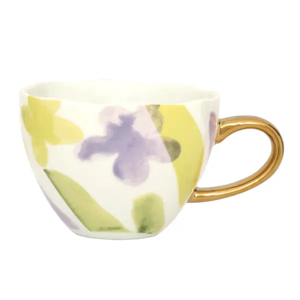  Good Morning Cup with Saucer - Cappuccino/Tea Kusha