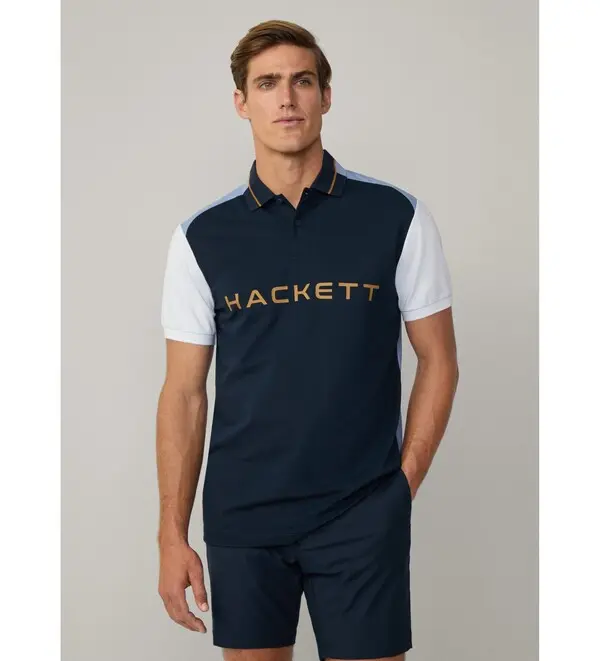 Classic Fit Short Sleeve Branded Polo