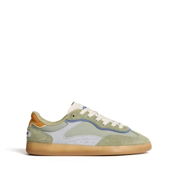 Park Low-Top Suede and Leather Casual Trainers