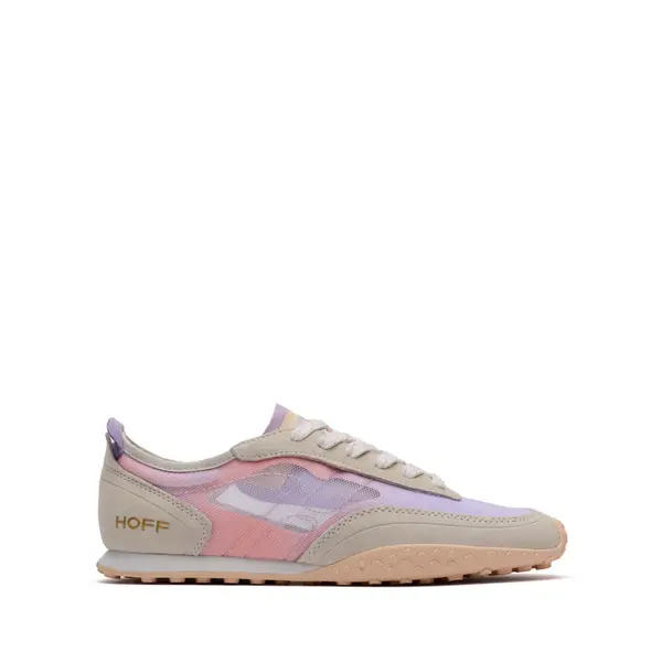Multi-Color Mesh and Suede Low-Top Sneakers