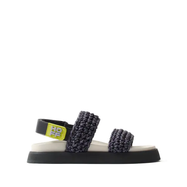 Braided Strap Platform Sandals