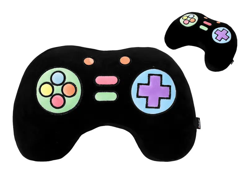 Pillow LET'S PLAY - black