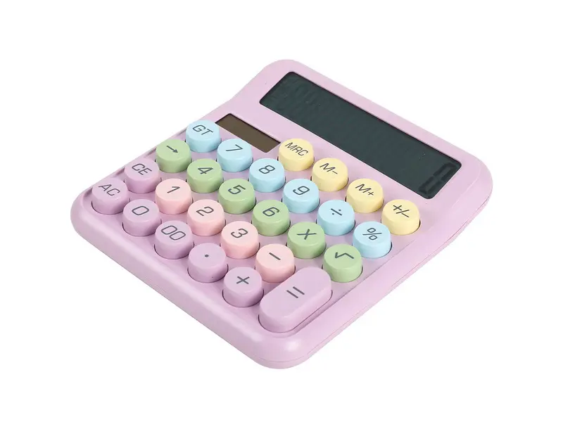 Calculator Candy MACARON pink