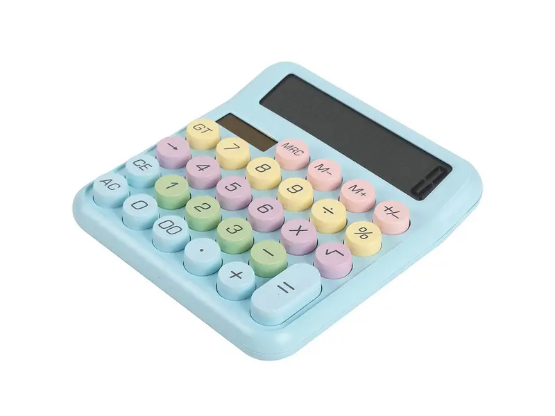 Calculator Candy MACARON blue