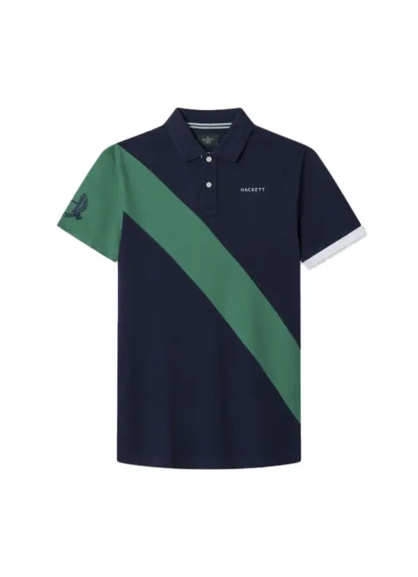 Colorblock Short Sleeve Polo