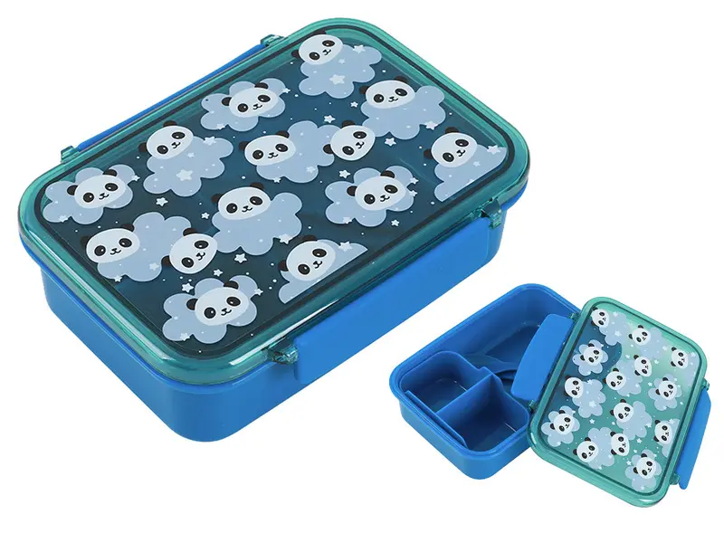 Lunch Box Kids PANDA with cutlery