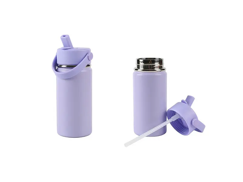 Thermal Bottle 400 ml with handle lilac