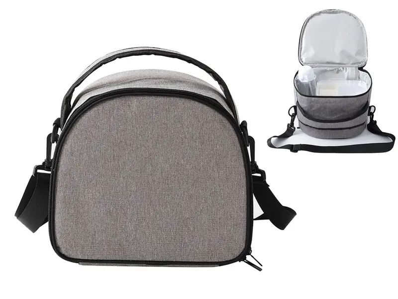 Crossbody Lunch Bag grey