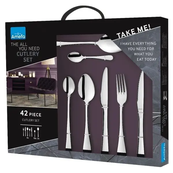 Set of 24 - Rome Cutlery Set