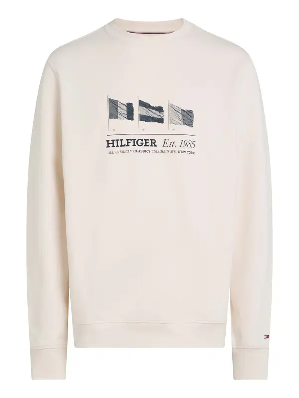  Regular Fit Flag Sweatshirt