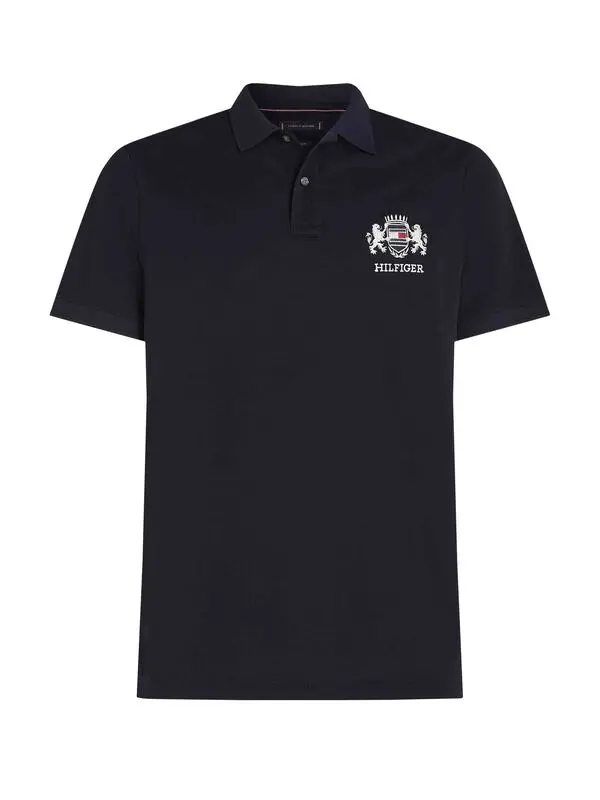  Regular Fit Icon Graphic Polo