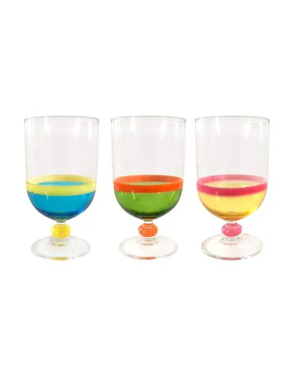 Set of 3 - BASIC STEM GLASS 340 ML