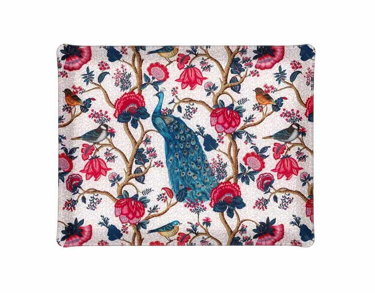 ACRYLIC TRAY 37*28 ALEXANDRA NATURAL