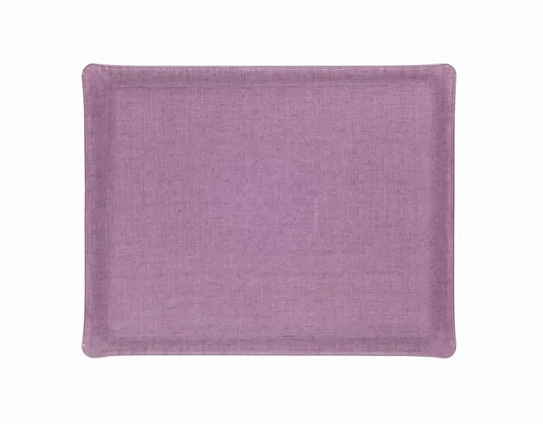 ACRYLIC TRAY 37*28 LINEN PARME