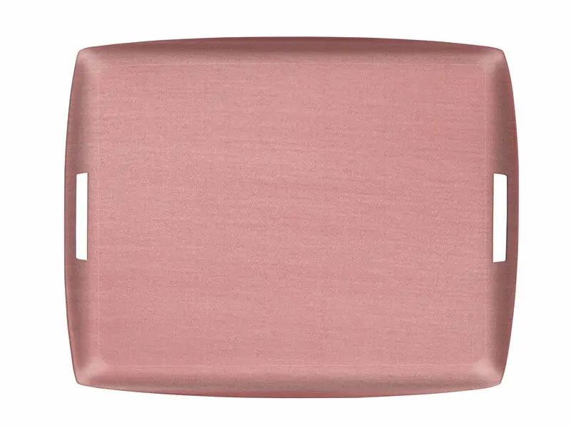 ACRYLIC TRAY 54X43CM SECRET LIGHT PINK