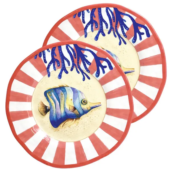 LITORALE SET 2 SALAD PLATES 21CM