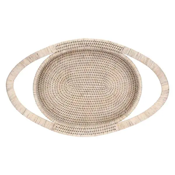 BOTANIO OVAL TRAY 36 5 54X32 5X5 WHITE