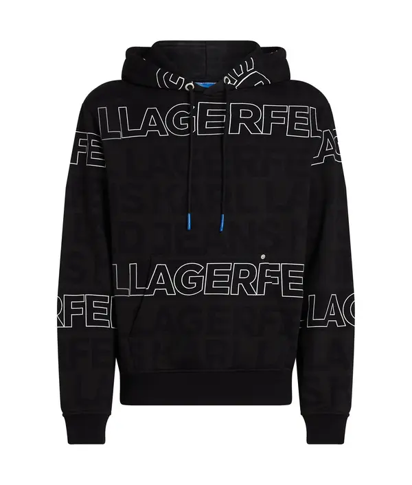 All-over Karl Logo Hoodie