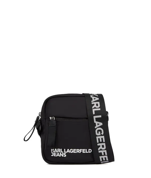 KLJ Logo Nylon Crossbody Bag