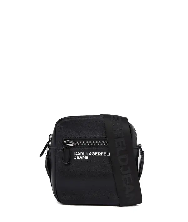 Faux-Leather Crossbody Bag