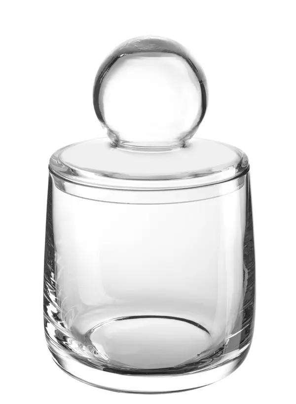 jar with lid - cear Image