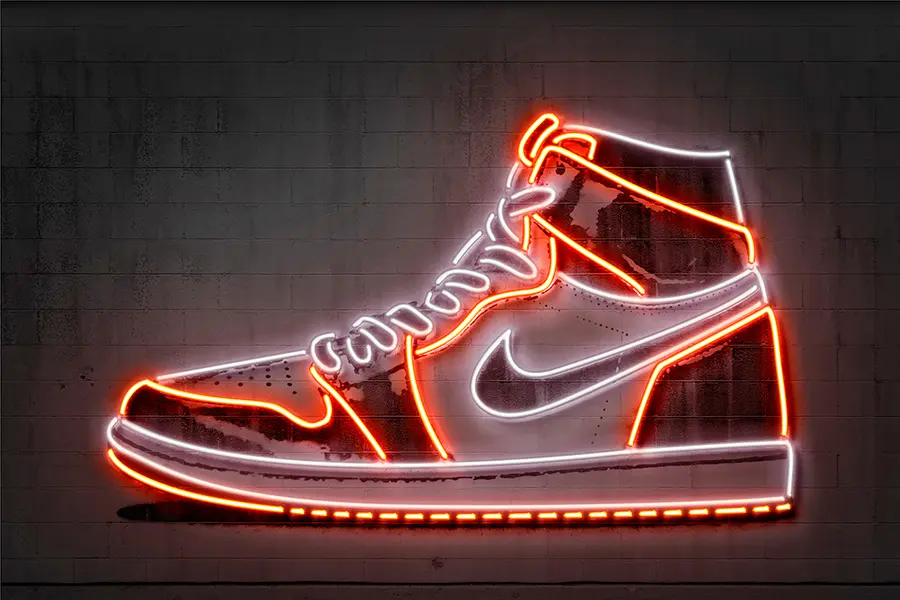 Neon Art - JORDAN SNEAKER