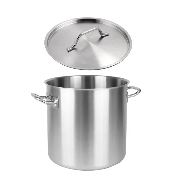 Castel Pro Stainless Steel Stewpan and Stockpot Set with Lids - 36 cm