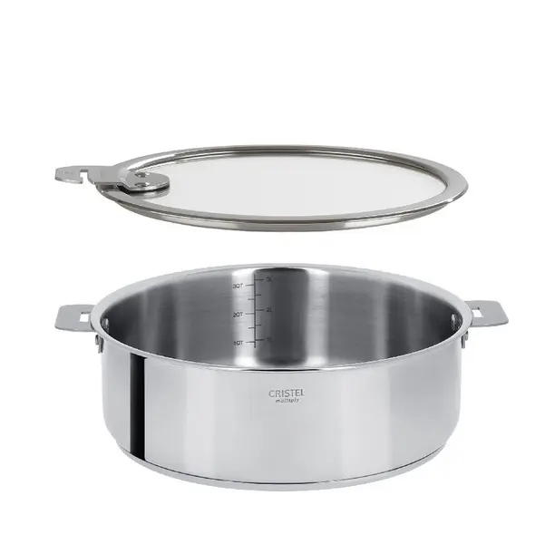Stainless Steel Sauté Pan 24cm - Removable