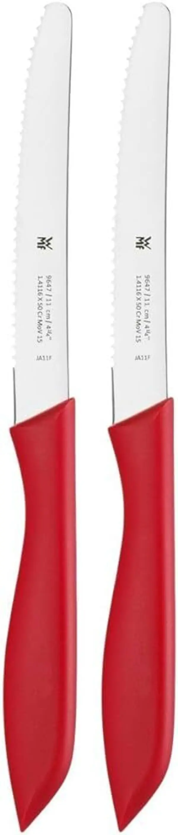SNACK KNIFE Set, 2 pcs, red