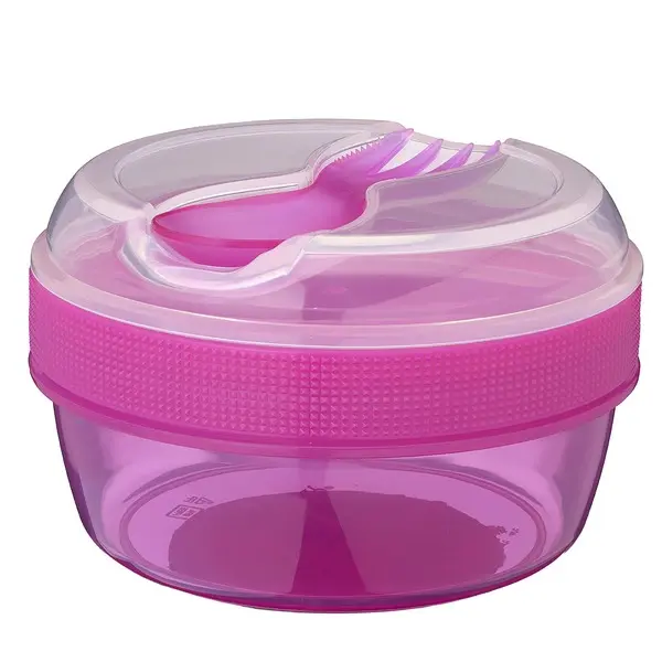 N'ice Cup, snack box with cooling disc - Purple