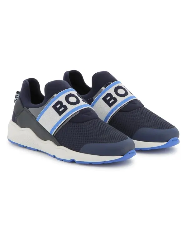  Logo-print Strap Sneakers