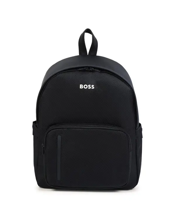  Textured-finish Backpack