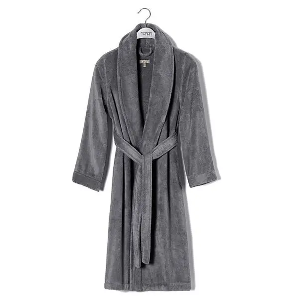 Dark Grey Bathrobe - Small Image
