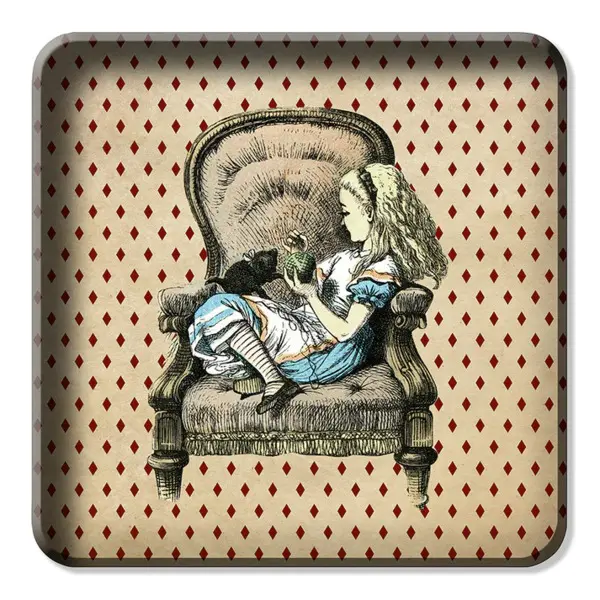 Square Tray - Alice 19  15 x 15 cm