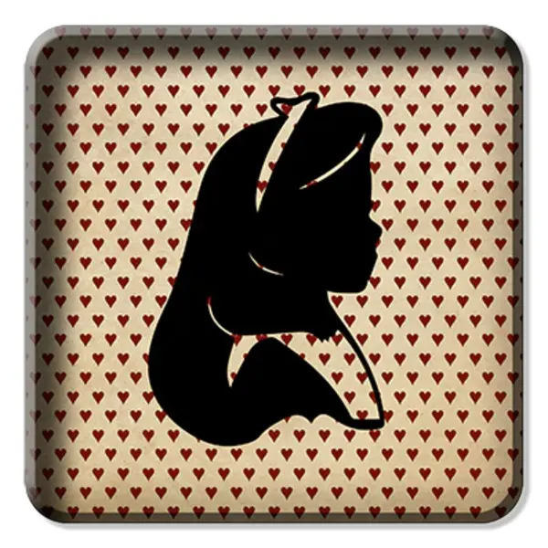 Square Tray - Alice 20  15 x 15 cm