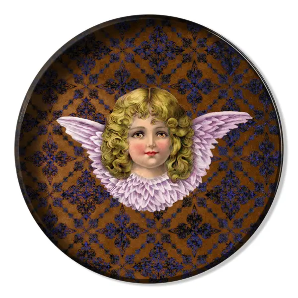 Round Tray - Angel Purple  30 cm