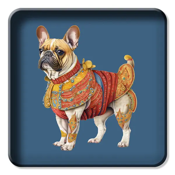 Square Tray - Circus Dog 30 x 30cm