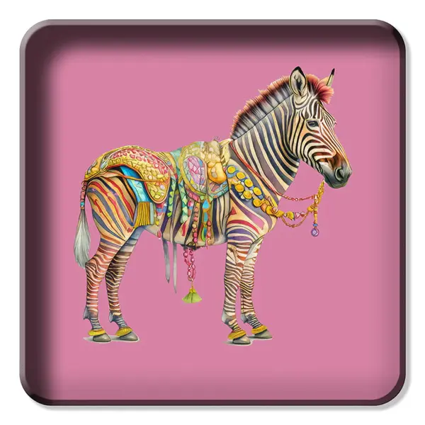 Square Tray - Circus Zebra 30 x 30 cm