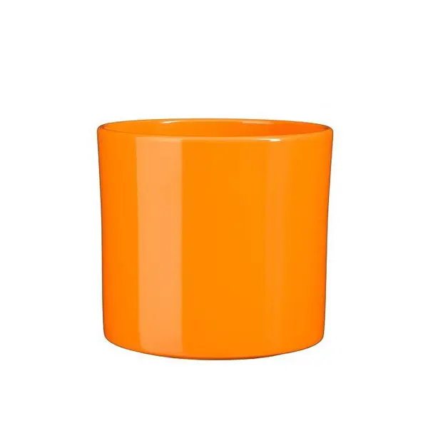 Era pot round orange - h21,5xd23cm Image