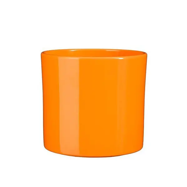 Era pot round orange - h26xd28cm