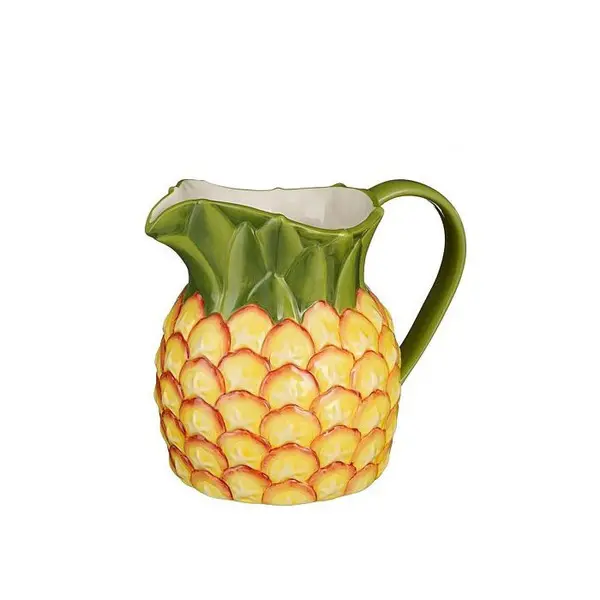 Exotica jug pineapple yellow - l22xw15,5xh19,5cm