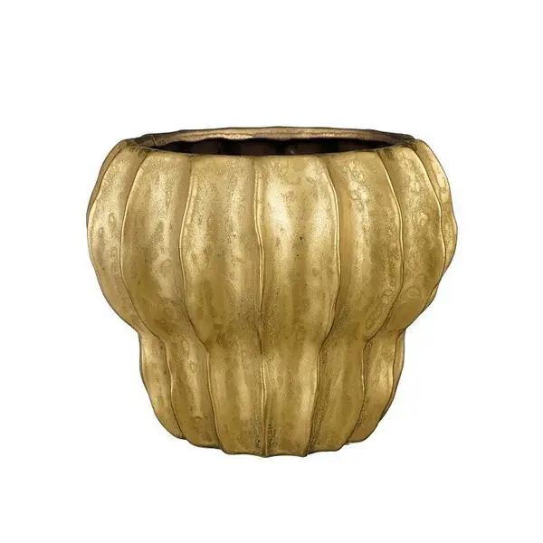 Altea pot round gold - h18xd22cm